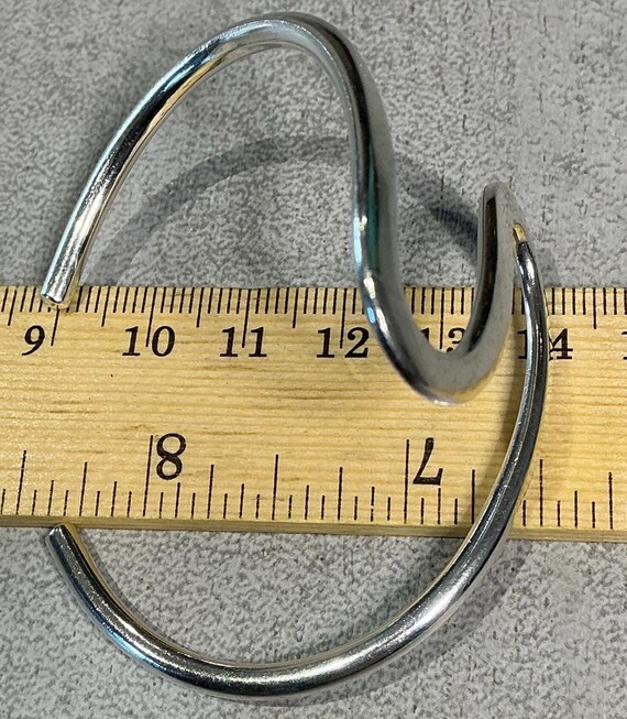 Designer Cuff, Solid Silver 1961 - image 17