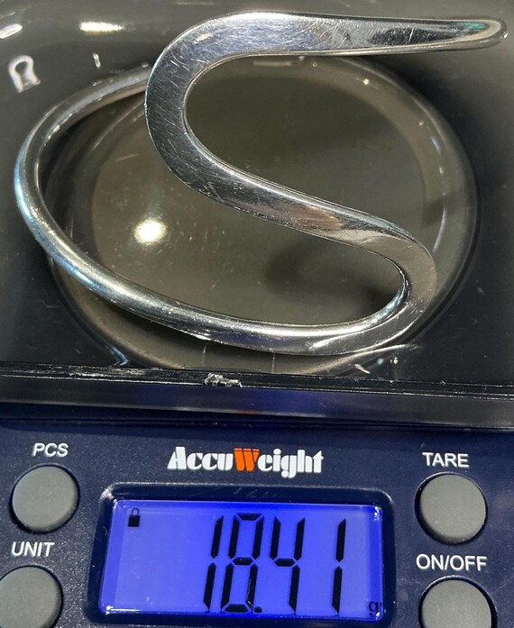 Designer Cuff, Solid Silver 1961 - image 3