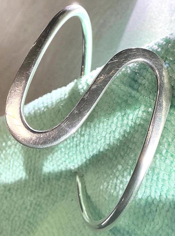 Designer Cuff, Solid Silver 1961 - image 4