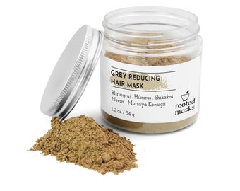 Grey Reducing - Pre-shampoo Hair Mask • Natural Hair Mask • Organic Hair Mask • Ayurvedic