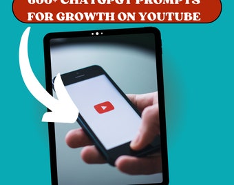 600+ ChatGPT Prompts for Youtube Content Creators - Toolkit to Grow Your Channel and other Essentials for Success !