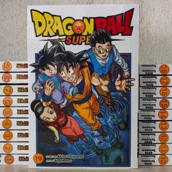 SET COMPLETO Manga Dragon BallSuper (Vol 01 - 20 Fine) Versione inglese Comic Spedizione espressa gratuita