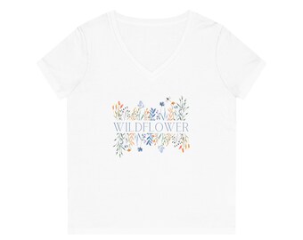 T-shirt WILDBLUEME con scollo a V ORGANIC Donna - EU