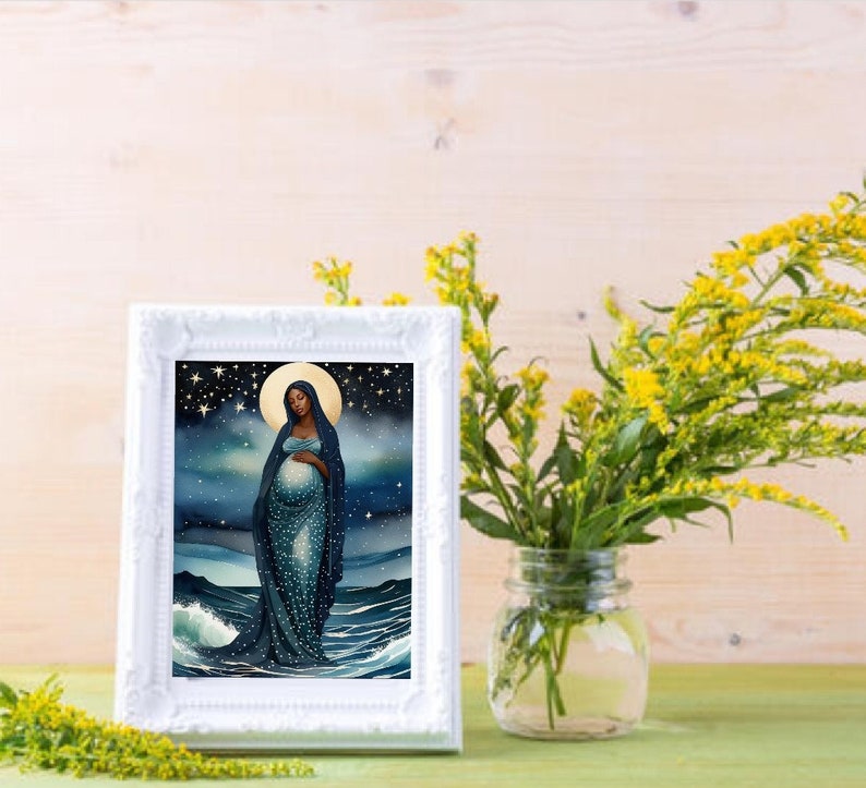 Mother Mary 5x7 Print image 1