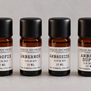 MOLECULE TRAVEL SET Iso E Super Ambroxan Timbersilk Hedione