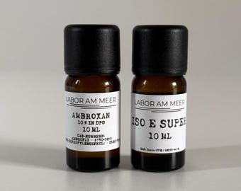 Iso E Super & Ambroxan Set | Woody Amber Fragrance Molecules (2x10ml)