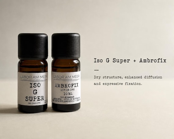 Iso E Super & Ambroxan Set | Woody Amber Fragrance Molecules