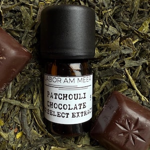 Extracto de CO2 de pachulí y chocolate (5 ml): aroma intenso, intenso y profundo, 100 % puro y sin diluir.