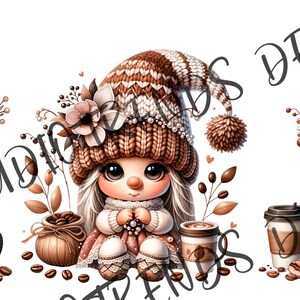 Kaffetomtar Clipart: Vår PNG-paket (Kommersiellt bruk) bild 4