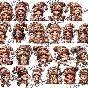 Kaffetomtar Clipart: Vår PNG-paket (Kommersiellt bruk) bild 3