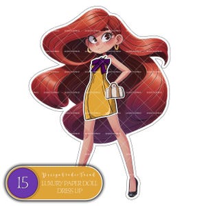 Enchanting Paper Doll Dress-Up Kit – Personalized Handmade Craft Set for Kids' Creative Activities – Gift Idea - Handmade Dress-Up Dolls