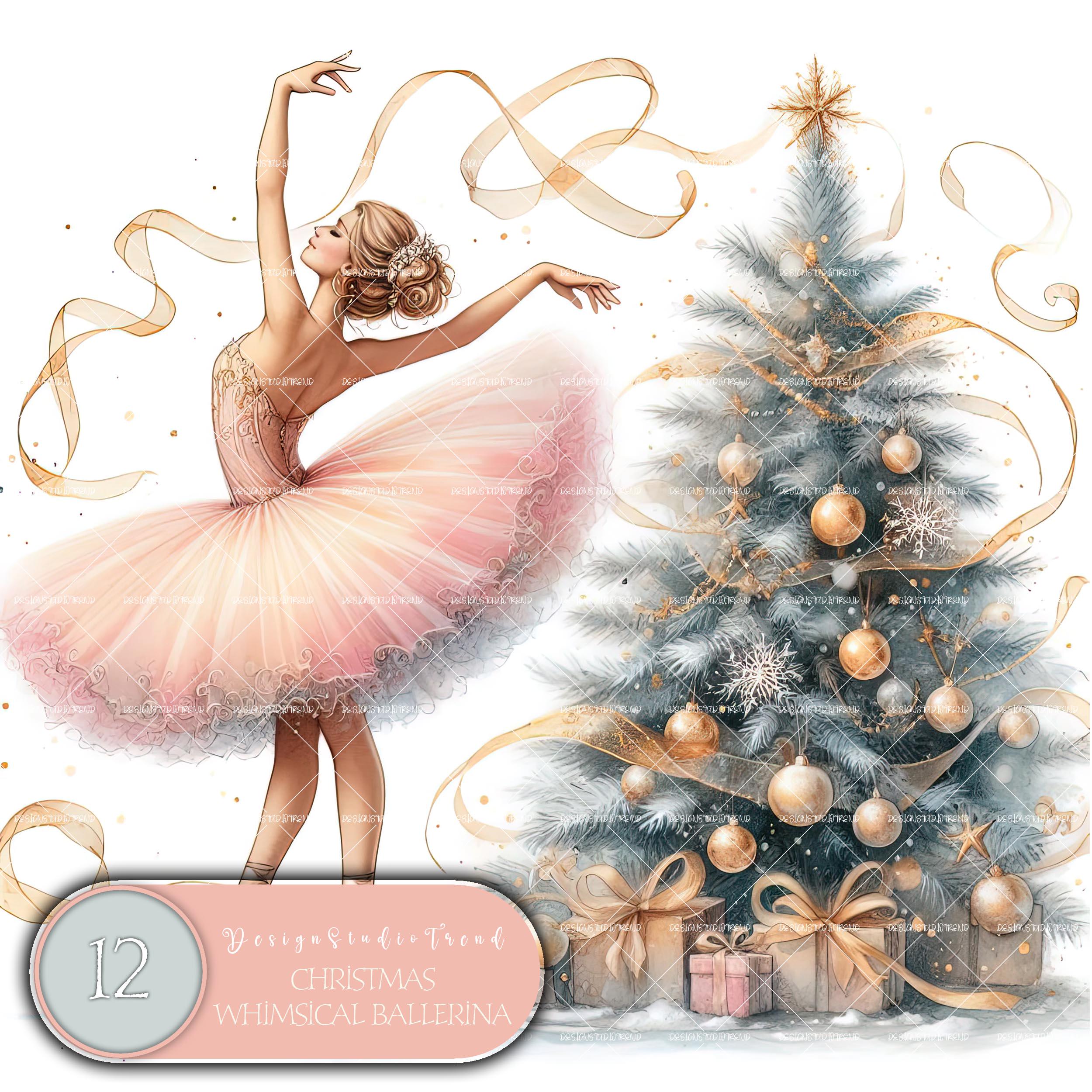Decorazioni per albero di Natale, tema ballerini