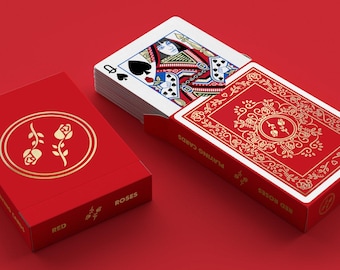 Vintage Plastic Coated Magic Playing Cards Made in Japan / Marked