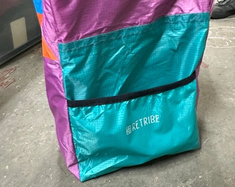 Bolsa de almuerzo circular reciclada - Púrpura