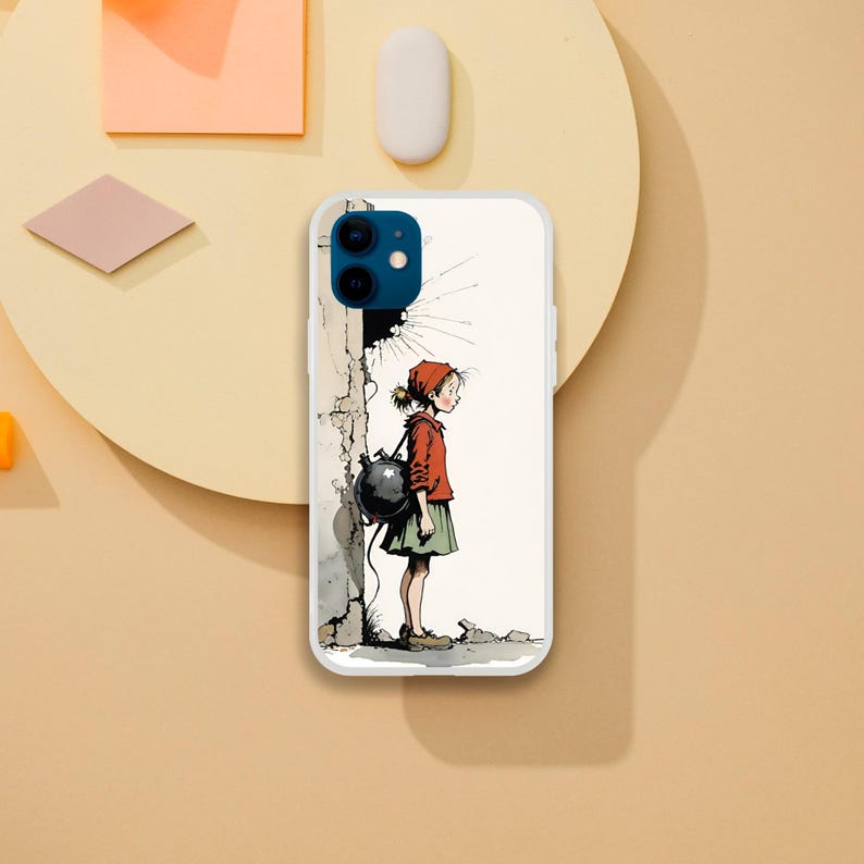 phone case with The little bombshell hood design, phonecase, Iphone 16 pro max case, attractive iphone case, iphone16, iphone 15,