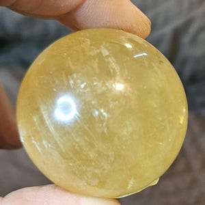 Honey Calcite Sphere