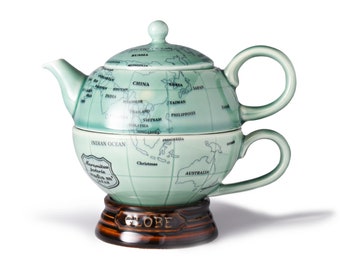 globe teapot&tea cup set