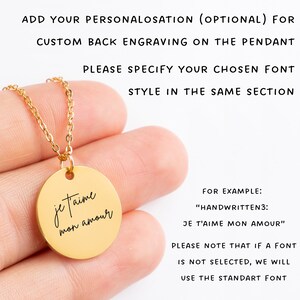Custom Engraved Primrose Necklace • February Birth Flower image 8
