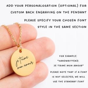 Halskette mit Gravur Loon • Personalisierter Münzanhänger, Geschenk für Loon-Liebhaber Bild 8