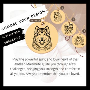 Custom Alaskan Malamute Necklace • Alaskan Malamute Mom• Alaskan Malamute Gift• Alaskan Malamute Pendant• Alaskan Malamute Lover•
