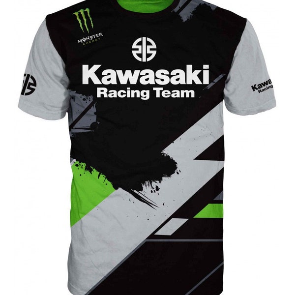 Camiseta de motocicleta Kawasaki #4055