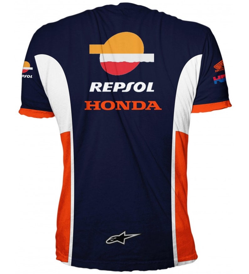 T-shirt avec devise Honda Repsol 4080 image 2