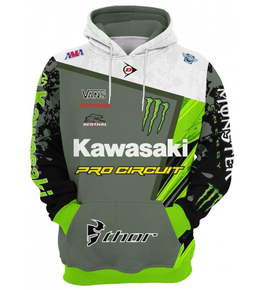 Kawasaki Motorcycle Hoodie 4089 Etsy