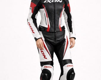 レディースハンドメイドレザーバイクレーシングスーツ｜カスタムフィットバイカーギア