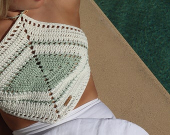 Crochet Diamond Halter Top