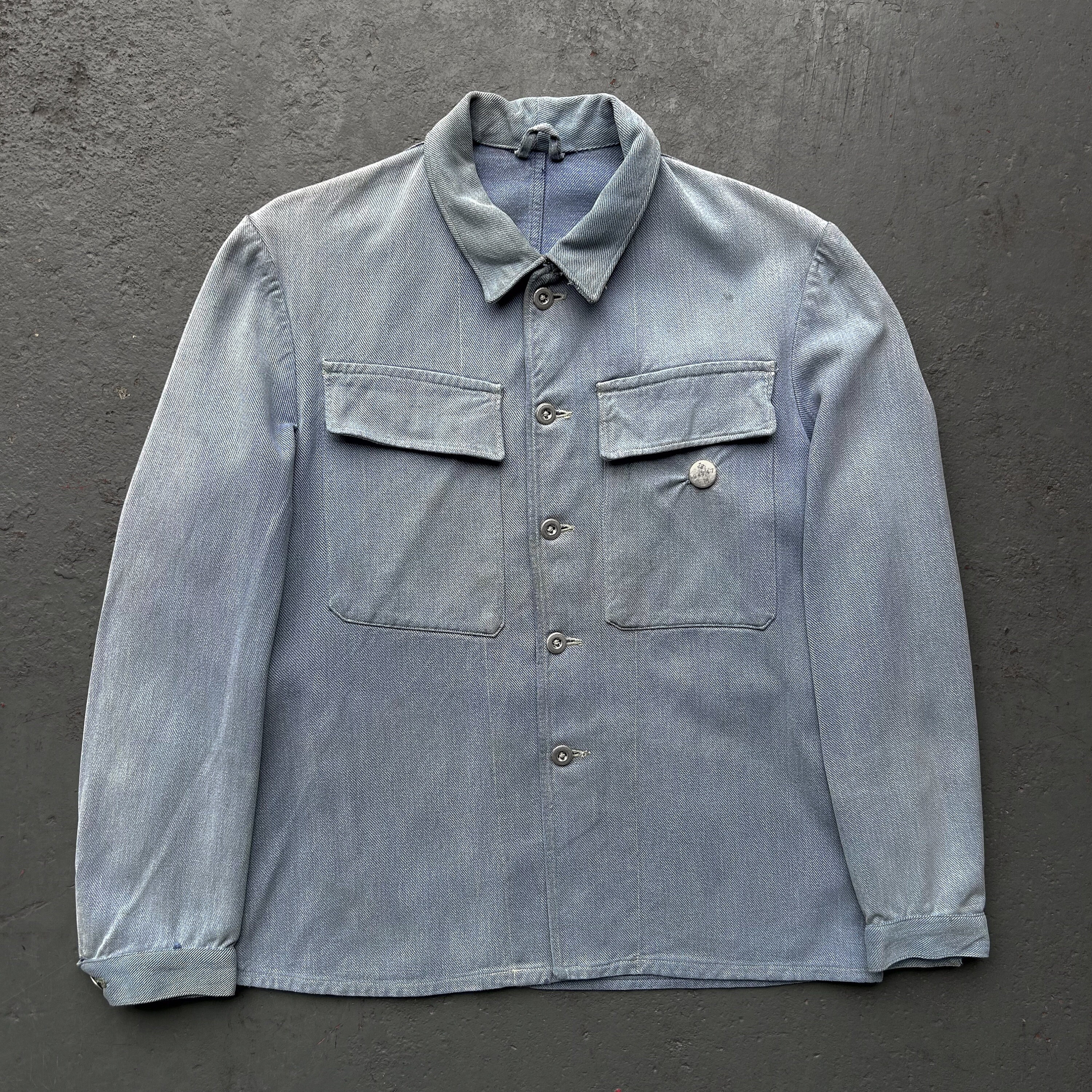 Vintage 1950s Swiss Army Military Denim Jacket Etsy Canada