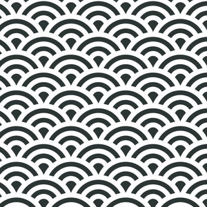 Japanse golfpatroon svg, Japanse svg, geometrische patroon svg, naadloze patroon svg, Japanse golf svg