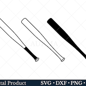 Baseball SVG, Kij baseballowy SVG, Sport SVG, Baseball Cricut, Plik do cięcia, Pliki SVG dla Cricut