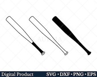 Baseball SVG, Baseball Bat SVG, Sports SVG, Baseball Cricut, Cut file, Svg files for Cricut