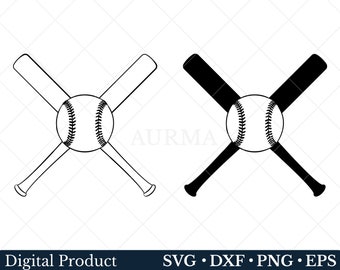Baseball Svg, Baseball Bat Svg, Softball Svg, Sports Svg, Baseball Cricut, Cut file, Svg files for Cricut