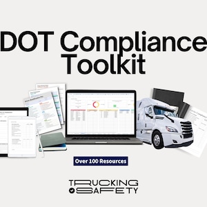 Kit de ferramentas de conformidade do DOT | Planilha de conformidade | Formulários de negócios de transporte rodoviário