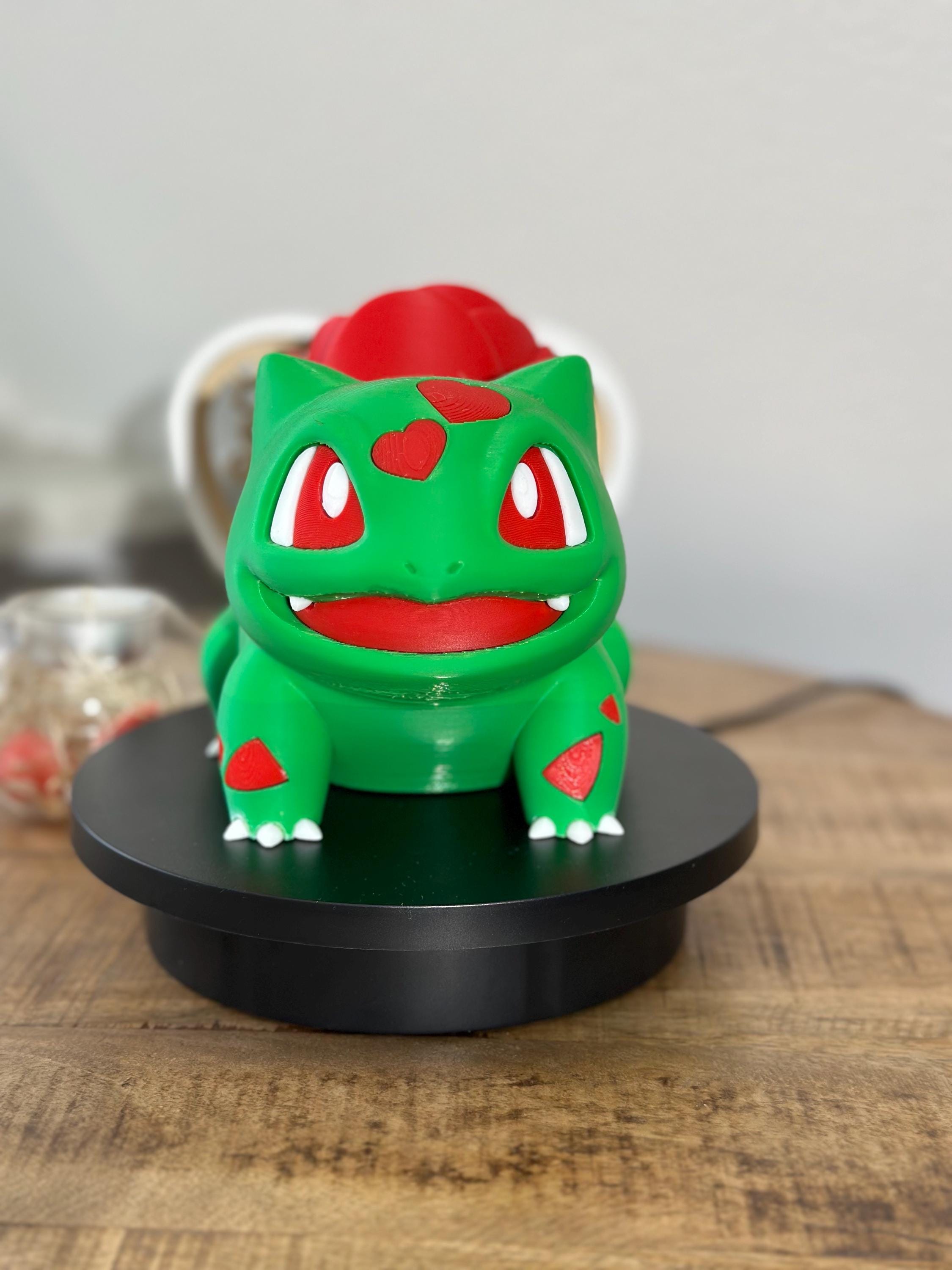 Bulbasaur - Bulbizarre (Pokéon) - STL - Ipression 3D | 3D odels download | Creality Cloud
