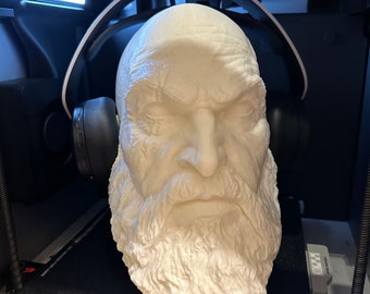 God of War Kratos Büste als Headset Halter XBOX, PlayStation, Microsoft
