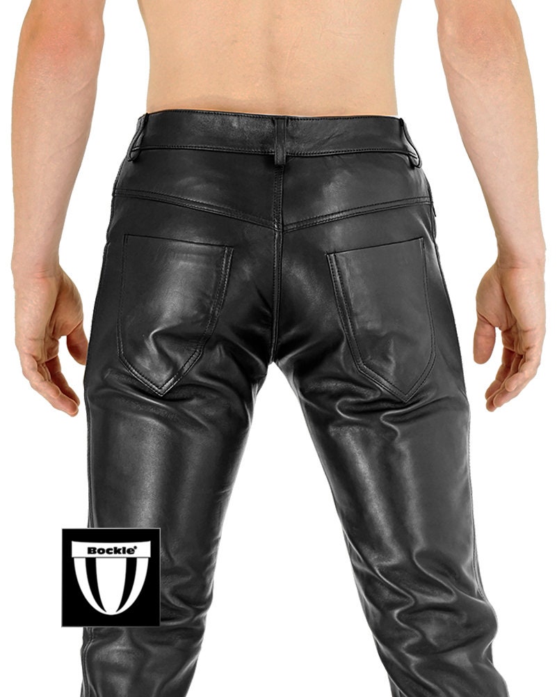 Bockle NEW 411 Lamb Leather Pants Men's Leather Trousers - Etsy Canada