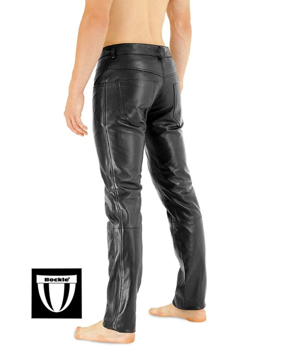 Bockle NEW 411 Lamb Leather Pants Men's Leather Trousers - Etsy