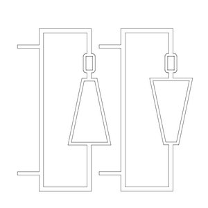Toiletbord | Dubbelzijdig WC-bord | Lasergesneden SVG-bestand