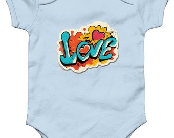 Larkwood Baby Romper Love