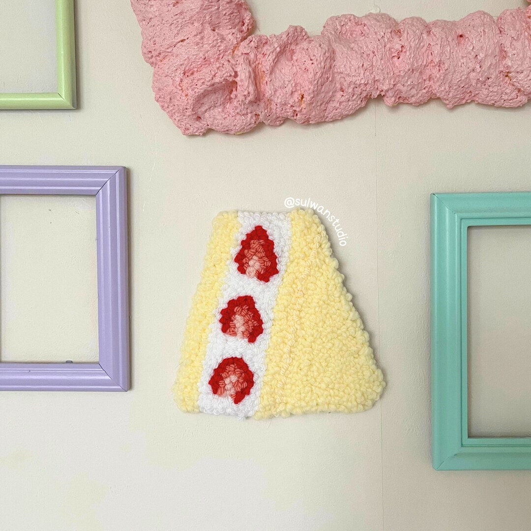 Sando Rug Strawberry Sando Fruit Sandwich Rug, Kawaii Gallery Wall Hanging, Anime ...