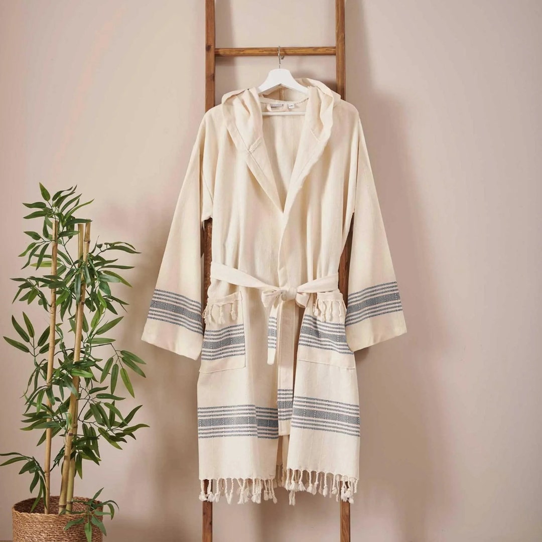Soho Pique Bathrobesmen's Shawl Collar Bathrobe Etsy UK