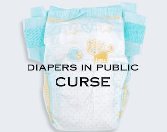 ABDL Diapers In Public Curse Hypnosis - Adult Diapers, Incontinence, Bedwetting, Littlespace, Adult Baby, ABDL Hypnosis MP3 Audio File