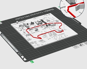 Las Vegas Track STL file, city circuit for 3D printing, digital download with 3MF, Vegas Strip Circuit, Street Circuit STL, Sim Racer gift