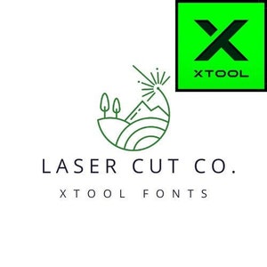 Exemples de polices Xtool XCS A - Z / Liste des polices affichant leur apparence réelle / Affichage du texte XCS