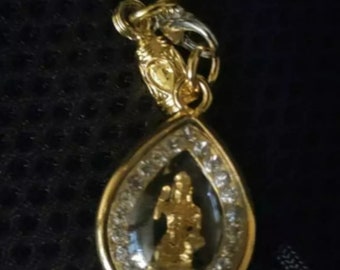 Mae Nang Kwak Pendant Necklace - Thai Amulet for Prosperity and Business Success