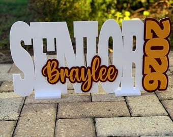 Custom Acrylic Graduation Sign, Senior Photo Prop