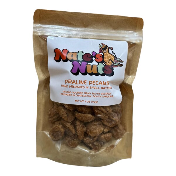 Nate's Nuts OG Praline Pecans - 5oz. Bag