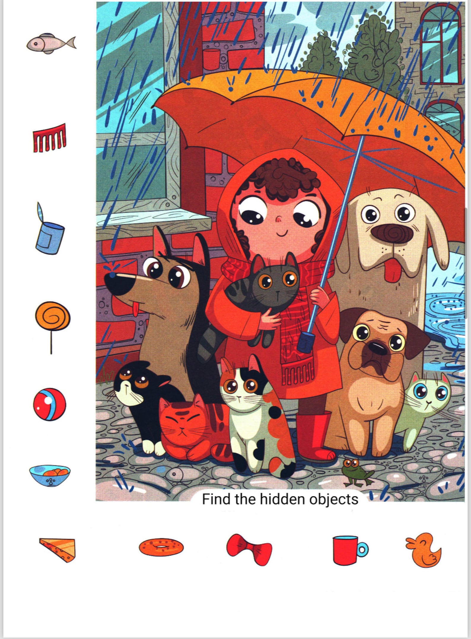 Printable Hidden Pictures 1 Find the Objects Hidden Object for Kids ...